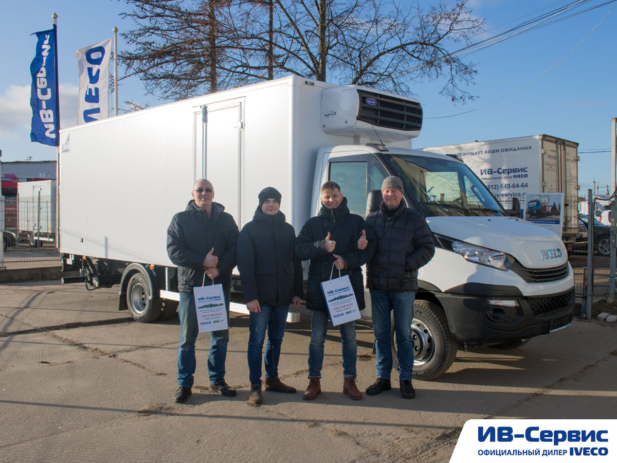 Новый IVECO Daily для снабжения морских судов продуктами питания