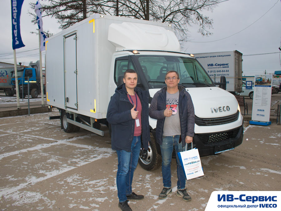 Промтоварный фургон IVECO Daily для нашего нового клиента